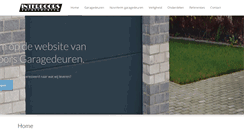 Desktop Screenshot of interdoors-garagedeuren.nl
